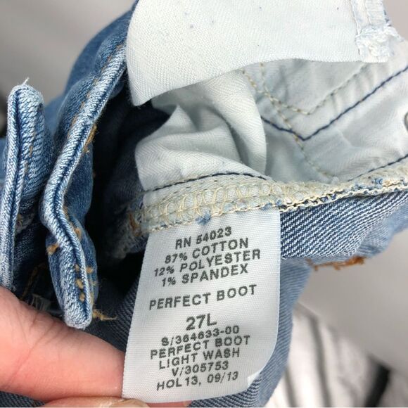 Gap Jeans Womens 27L Blue Perfect Boot Jeans - Picture 8 of 9